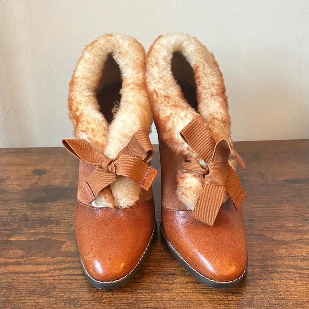 Coconuts by Matisse Brown Fur-Lined Ankle Boots*